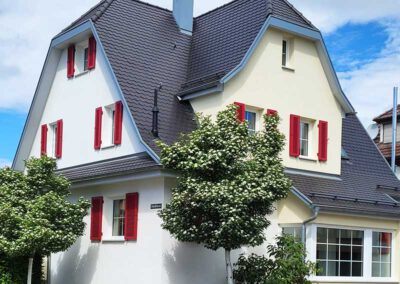 Altbausanierung mit komplett renovierter Fassade von Stuckateur-Meisterbetrieb Wolfgang Weber