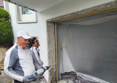Garage Sanierung und Renovierung von Stuckateur-Fachbetrieb Wolfgang Weber